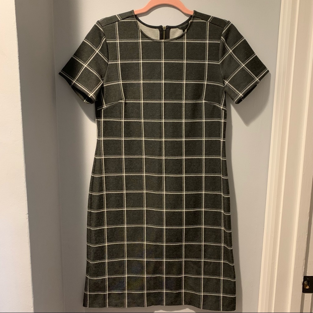 Ann Taylor Plaid Shift Dress